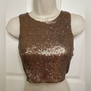 Windsor sparkle crop top size small